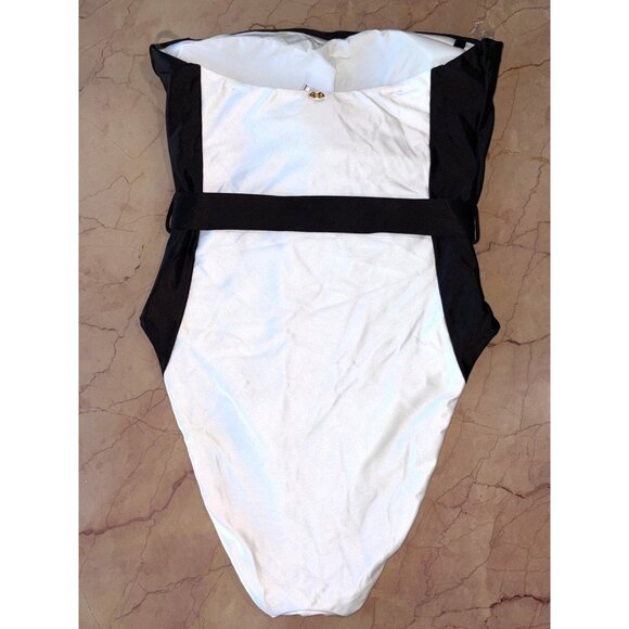 PQ X Haleyy Baylee Haley Belted One Piece in Milano Medium Womens Swimsuit - Picture 7 of 13
